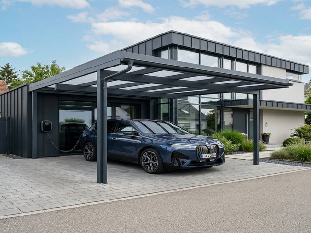 Maßgefertigter Aluminium-Carport in Hofgeismar